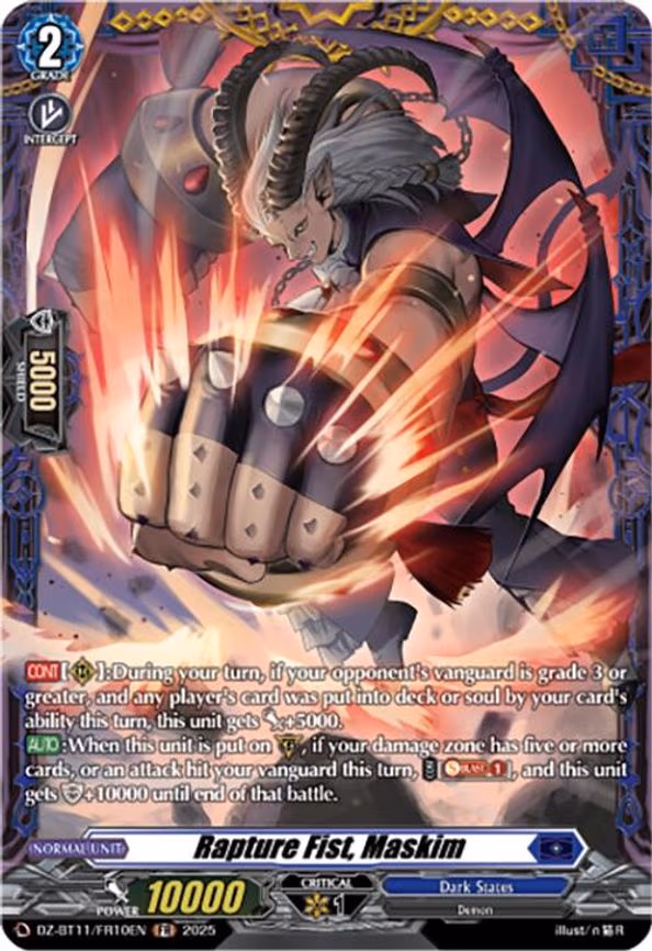 Rapture Fist, Maskim - FR (DZ-BT11/FR10EN)