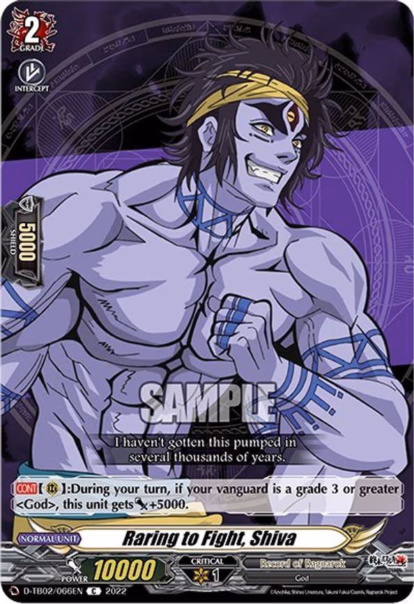 Raring to Fight, Shiva - C (D-TB02/066EN)