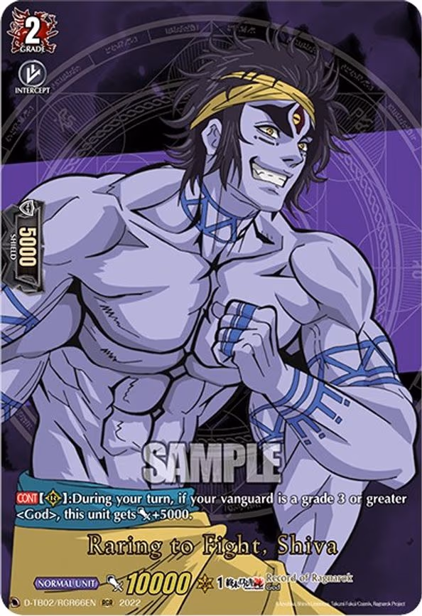 Raring to Fight, Shiva - RGR (D-TB02/RGR66EN)