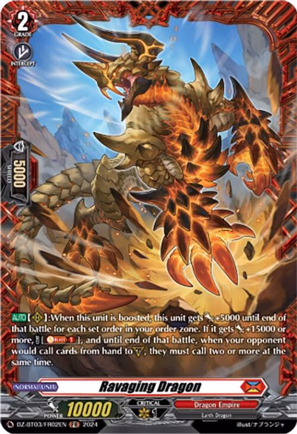 Ravaging Dragon - FR (DZ-BT03/FR02EN)