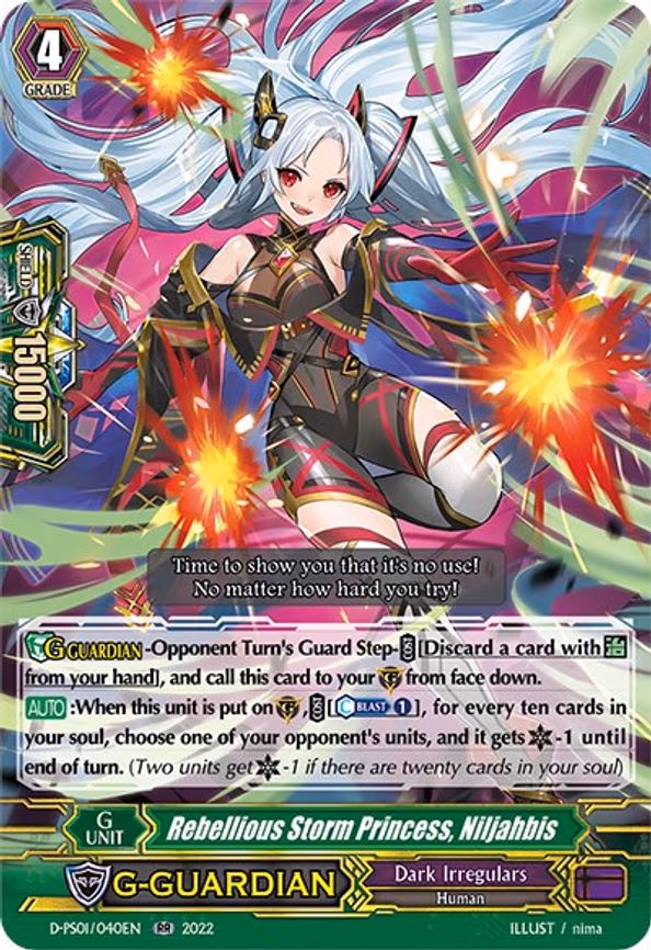 Rebellious Storm Princess, Niljahbis - RR (D-PS01/040EN)