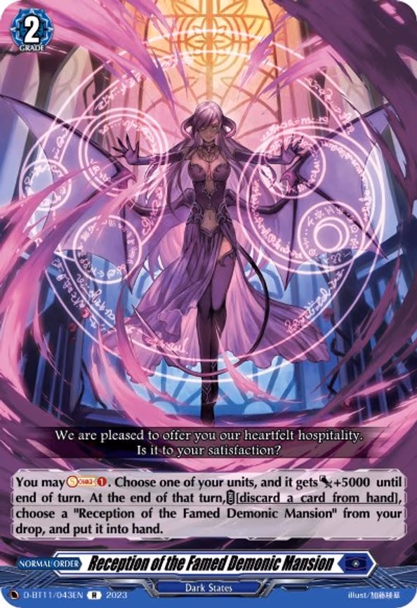 Reception of the Famed Demonic Mansion - R (D-BT11/043EN)