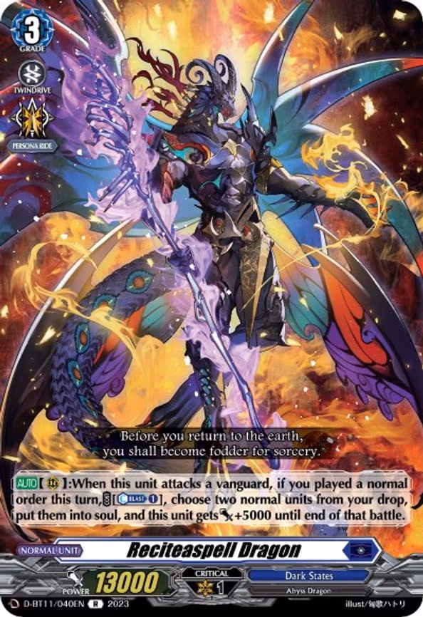 Reciteaspell Dragon - R (D-BT11/040EN)