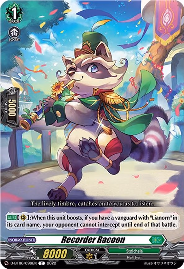 Recorder Racoon - C (D-BT06/099EN)
