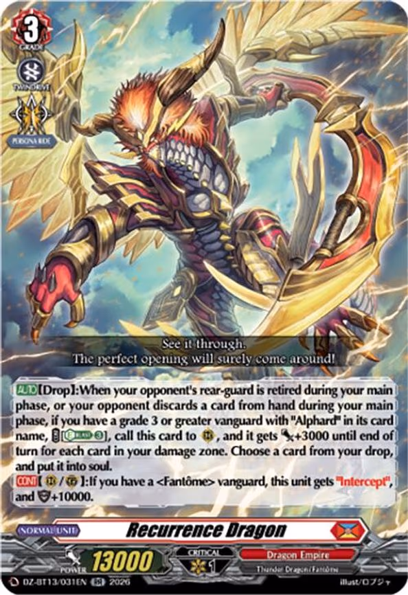 Recurrence Dragon - RR (DZ-BT13/031EN)