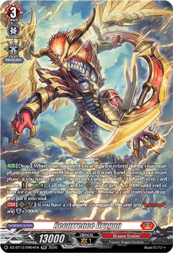 Recurrence Dragon - SR (DZ-BT13/SR04EN)