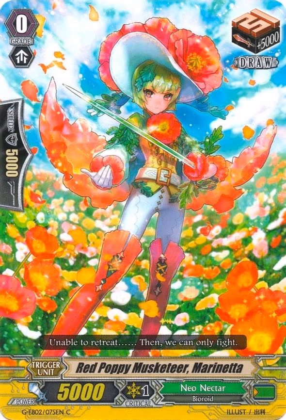 Red Poppy Musketeer, Marinetta - C (G-EB02/075EN)