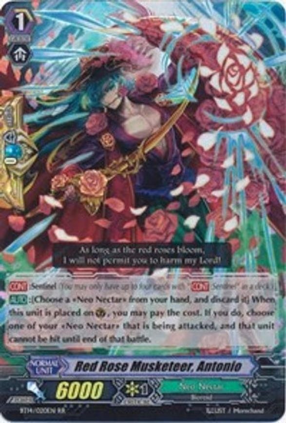 Red Rose Musketeer, Antonio - RR (BT14/020EN)