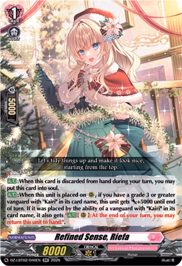 Refined Sense, Riefa - RR (DZ-LBT02/040EN)
