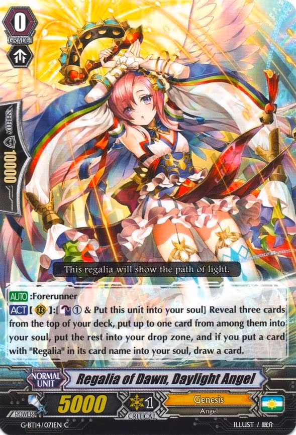 Regalia of Dawn, Daylight Angel - C (G-BT14/071EN)