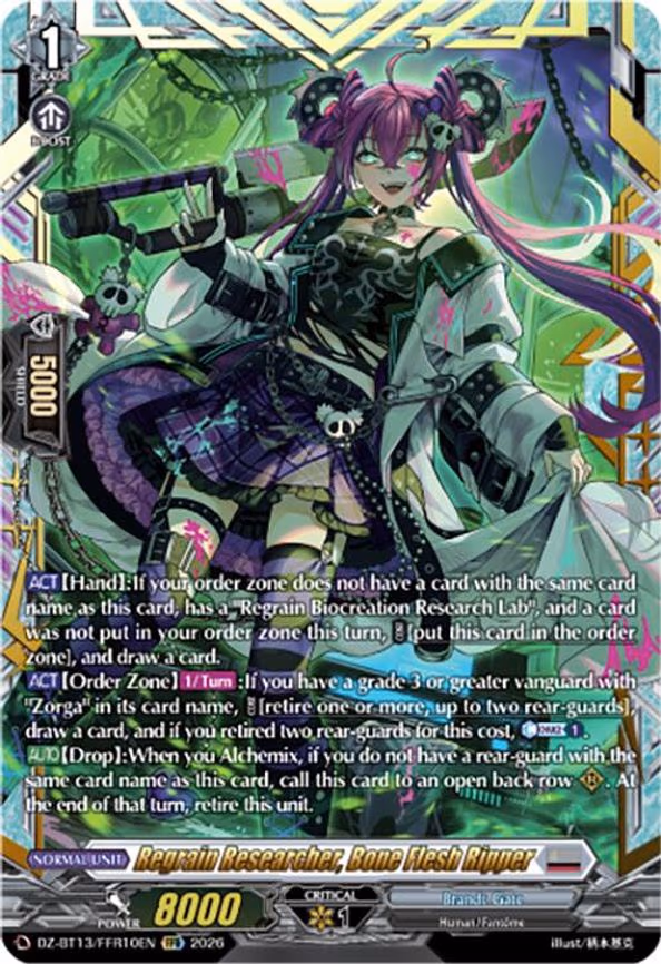 Regrain Researcher, Bone Flesh Ripper