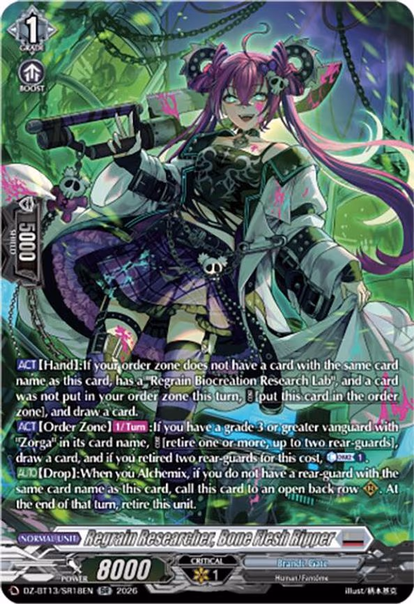 Regrain Researcher, Bone Flesh Ripper