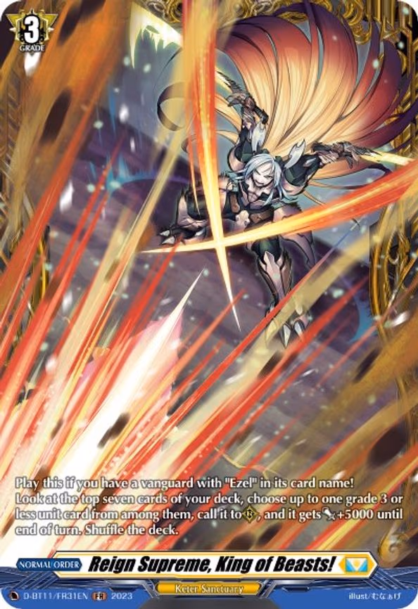 Reign Supreme, King of Beasts! - FR (D-BT11/FR31EN)