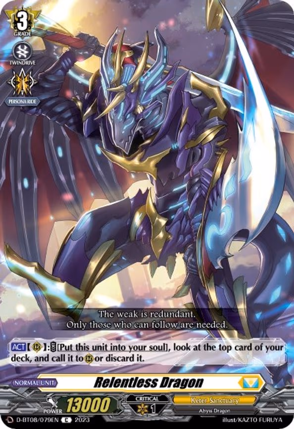 Relentless Dragon - C (D-BT08/079EN)