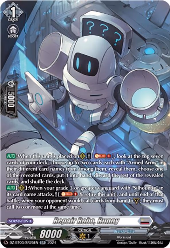 Repair Robo, Runny - SR (DZ-BT03/SR25EN)