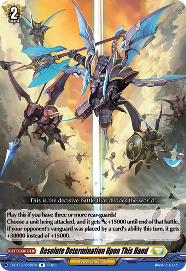 Resolute Determination Upon This Hand - R (D-BT13/052EN)