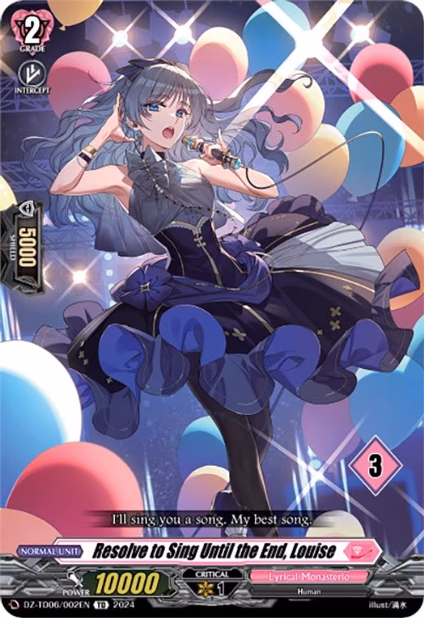 Resolve to Sing Until the End, Louise - TD (DZ-TD06/002EN)