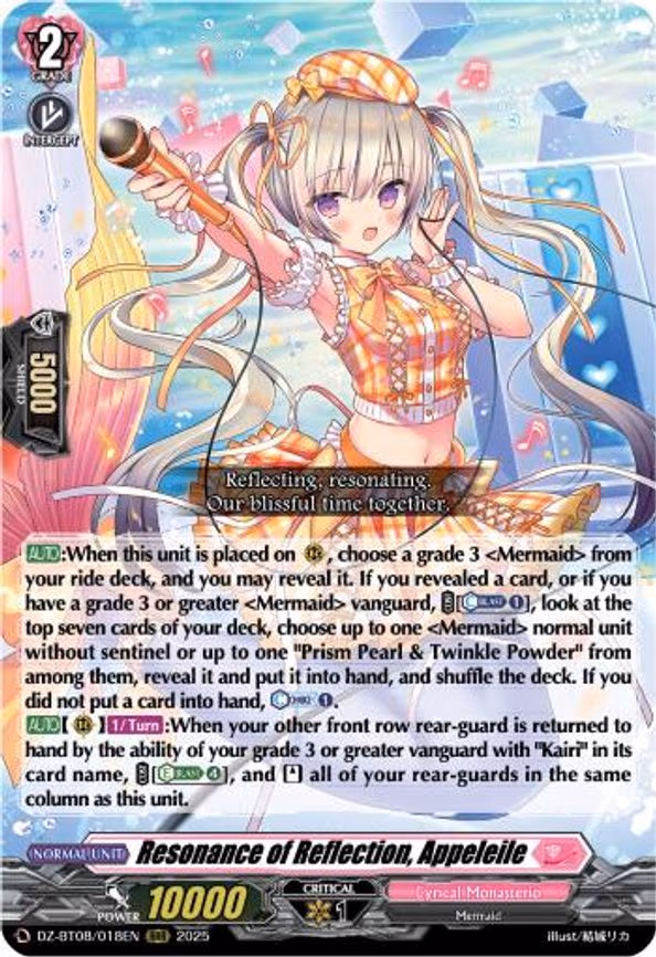 Resonance of Reflection, Appeleile - RRR (DZ-BT08/018EN)