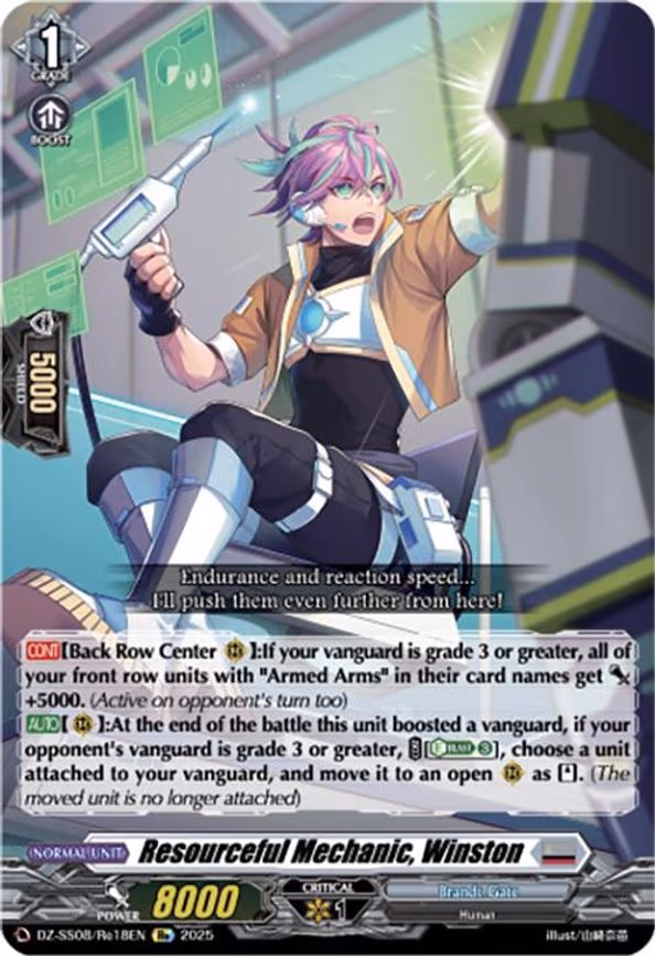 Resourceful Mechanic, Winston - RE (DZ-SS08/Re18EN)