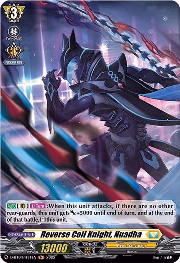 Reverse Coil Knight, Nuadha (Holo) - H (D-BT04/H31EN)