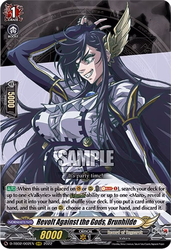 Revolt Against the Gods, Brunhilde - RRR (D-TB02/002EN)