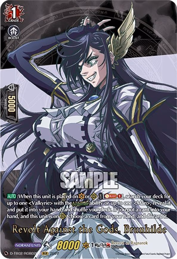 Revolt Against the Gods, Brunhilde - RGR (D-TB02/RGR02EN)