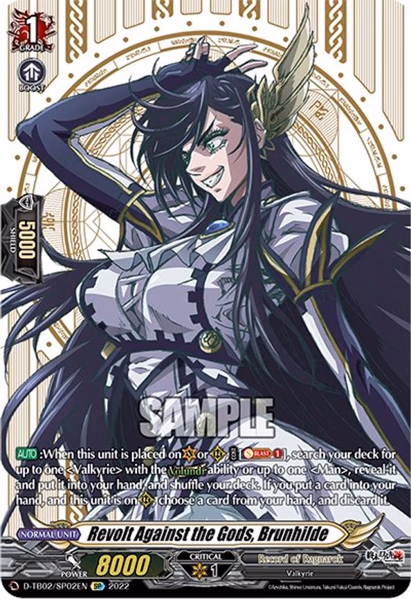 Revolt Against the Gods, Brunhilde - SP (D-TB02/SP02EN)