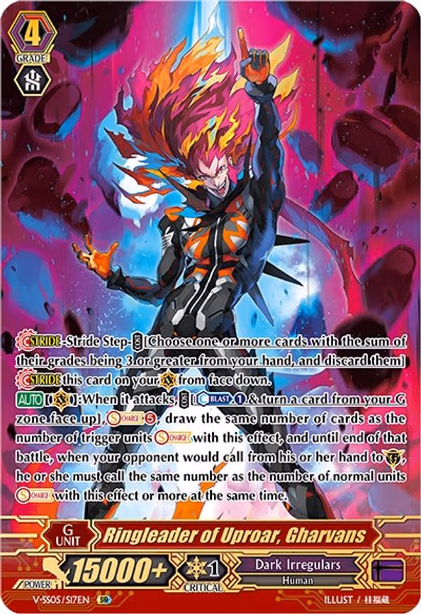 Ringleader of Uproar, Gharvans - SR (V-SS05/S17EN)