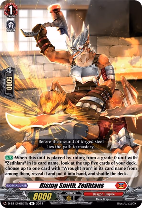 Rising Smith, Zedhlans - R (D-SS12/087EN)