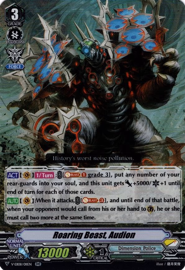 Roaring Beast, Audion - RR (V-EB08/011EN)