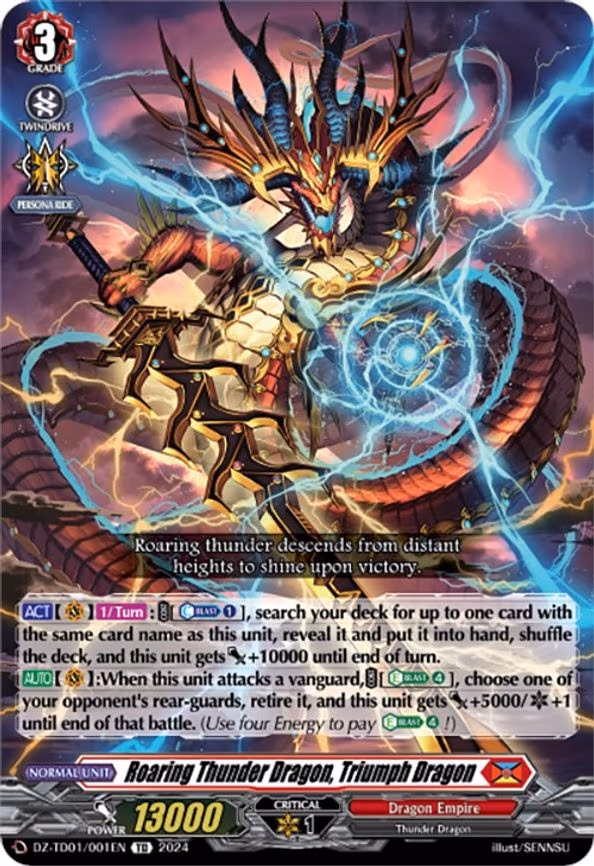 Roaring Thunder Dragon, Triumph Dragon - TD (DZ-TD01/001EN)