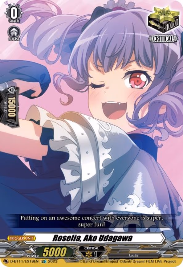 Roselia, Ako Udagawa - EX (D-BT11/EX19EN)
