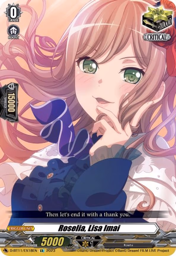 Roselia, Lisa Imai - EX (D-BT11/EX18EN)