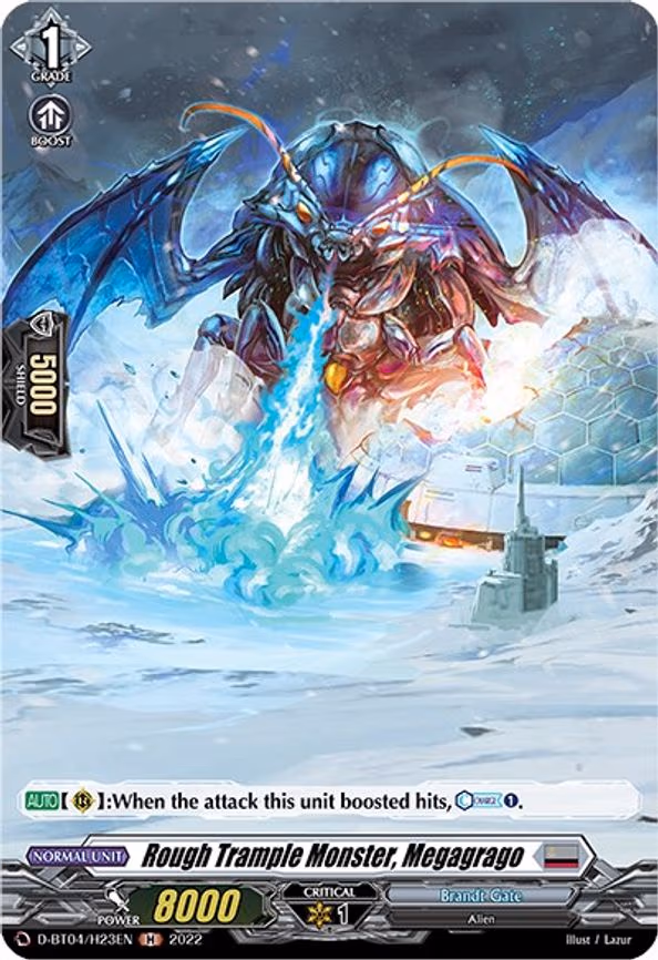 Rough Trample Monster, Megagrago (Holo) - H (D-BT04/H23EN)