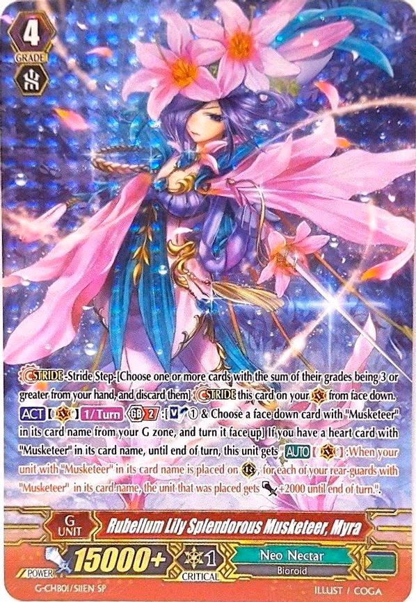 Rubellum Lily Splendorous Musketeer, Myra - SP (G-CHB01/S11EN)