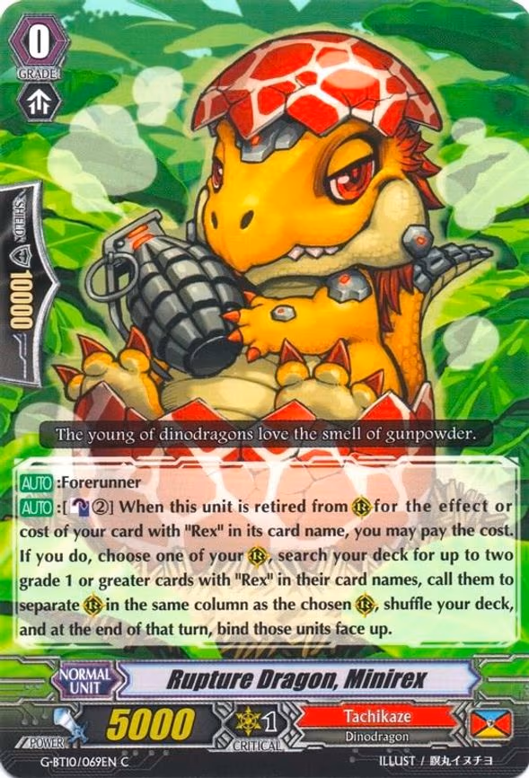 Rupture Dragon, Minirex - C (G-BT10/069EN)