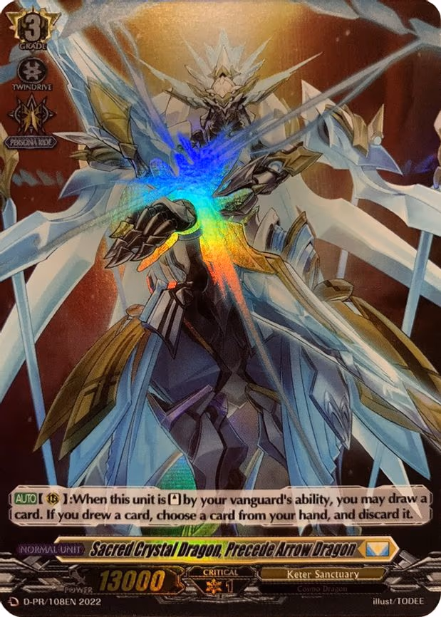 Sacred Crystal Dragon, Precede Arrow Dragon - PR (D-PR/108EN)