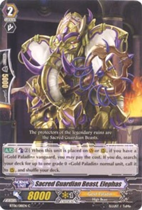 Sacred Guardian Beast, Elephas - C (BT06/081EN)