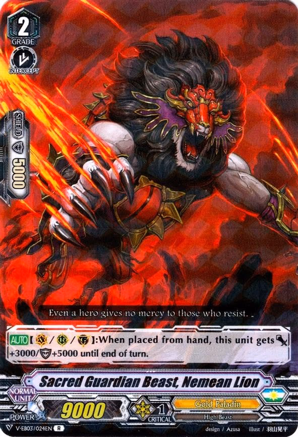 Sacred Guardian Beast, Nemean Lion