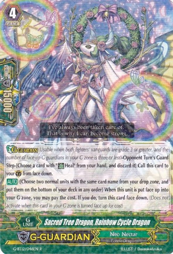 Sacred Tree Dragon, Rainbow Cycle Dragon - R (G-BT12/046EN)