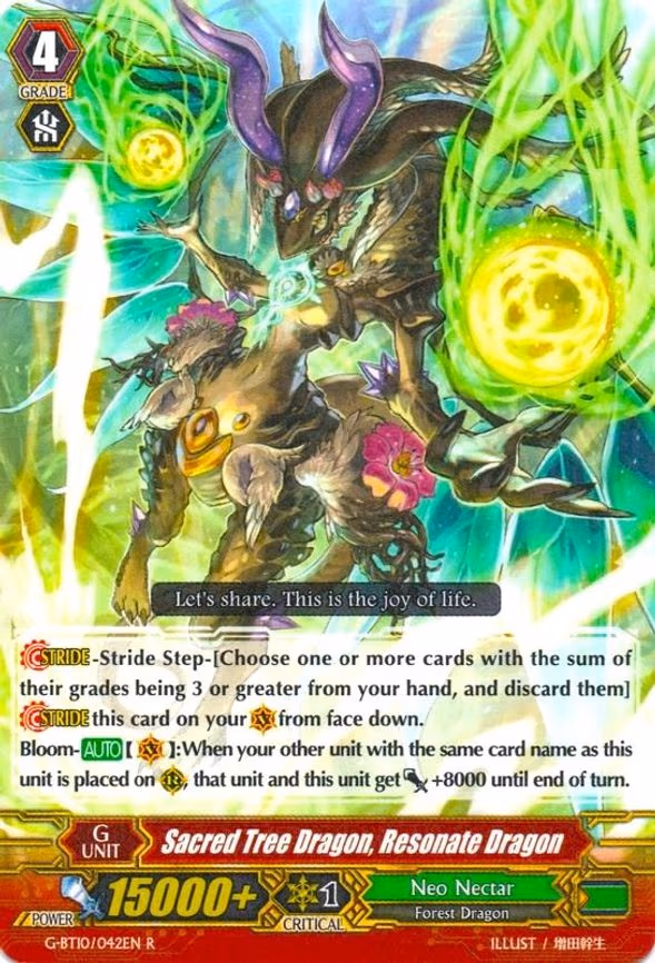 Sacred Tree Dragon, Resonate Dragon - R (G-BT10/042EN)