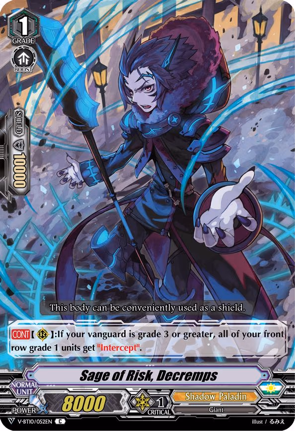 Sage of Risk, Decremps - C (V-BT10/052EN)