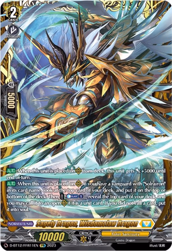 Sagely Dragon, Wisdomclaw Dragon - FFR (D-BT12/FFR11EN)