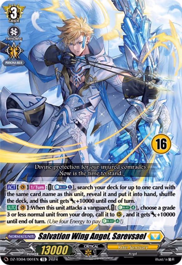 Salvation Wing Angel, Sarevsael - TD (DZ-TD04/001EN)