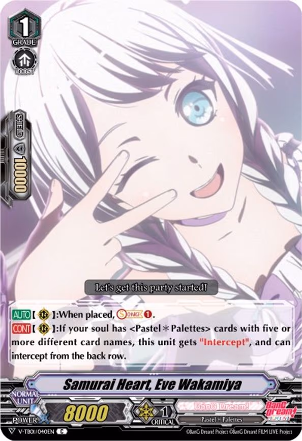 Samurai Heart, Eve Wakamiya - C (V-TB01/040EN)