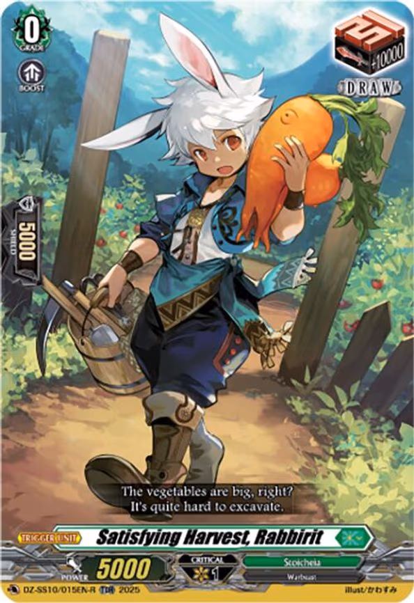 Satisfying Harvest, Rabbirit - Trial Deck Rare (DZ-SS10/015EN-R)