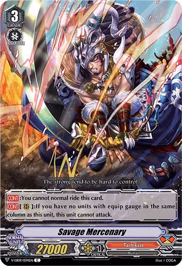 Savage Mercenary - C (V-EB09/034EN)