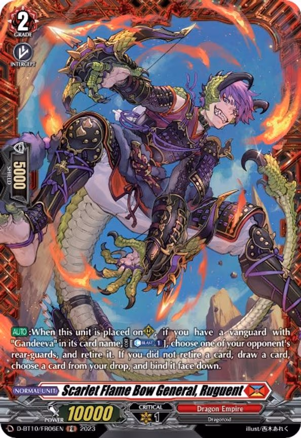 Scarlet Flame Bow General, Ruguent - FR (D-BT10/FR06EN)