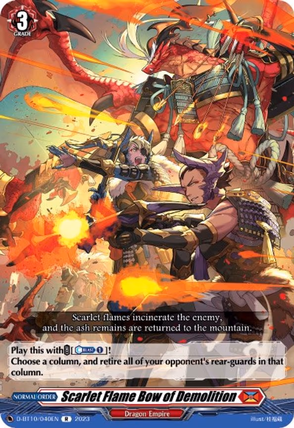 Scarlet Flame Bow of Demolition - R (D-BT10/040EN)