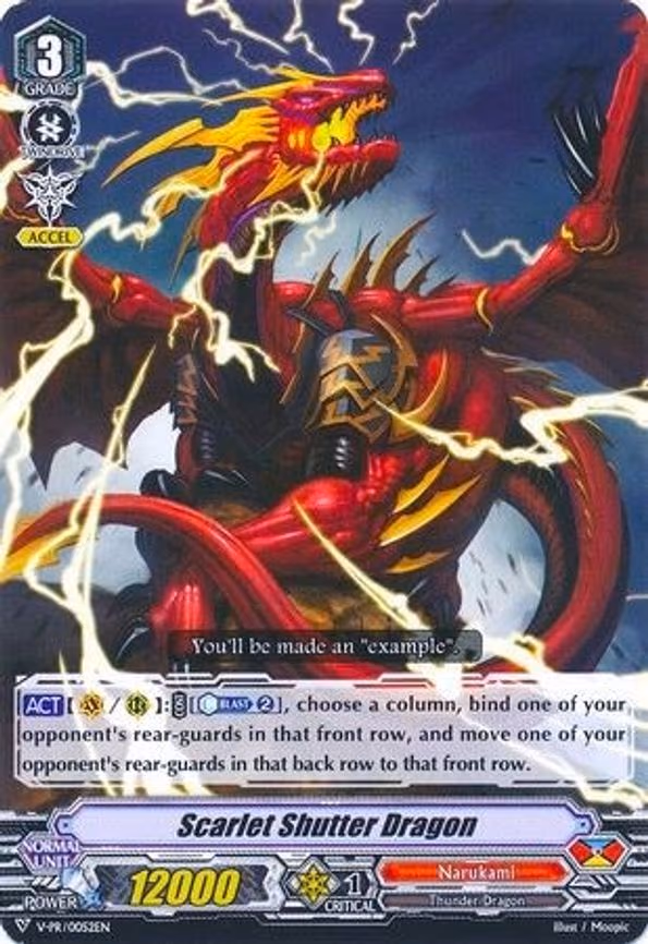 Scarlet Shutter Dragon - PR (V-PR/0052EN)